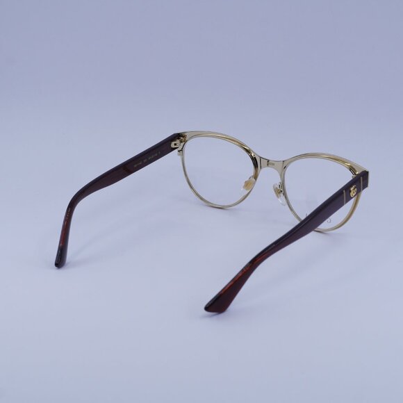 Gucci GG1114O 003 Eyeglasses Gold/Red 52mm Cat Eye Frame - Picture 11 of 12